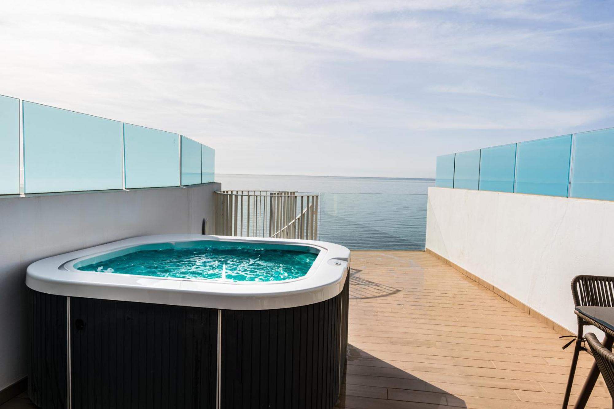 Ferienwohnung Panoramic Seaview Penthouse The Wave Fuengirola Exterior foto