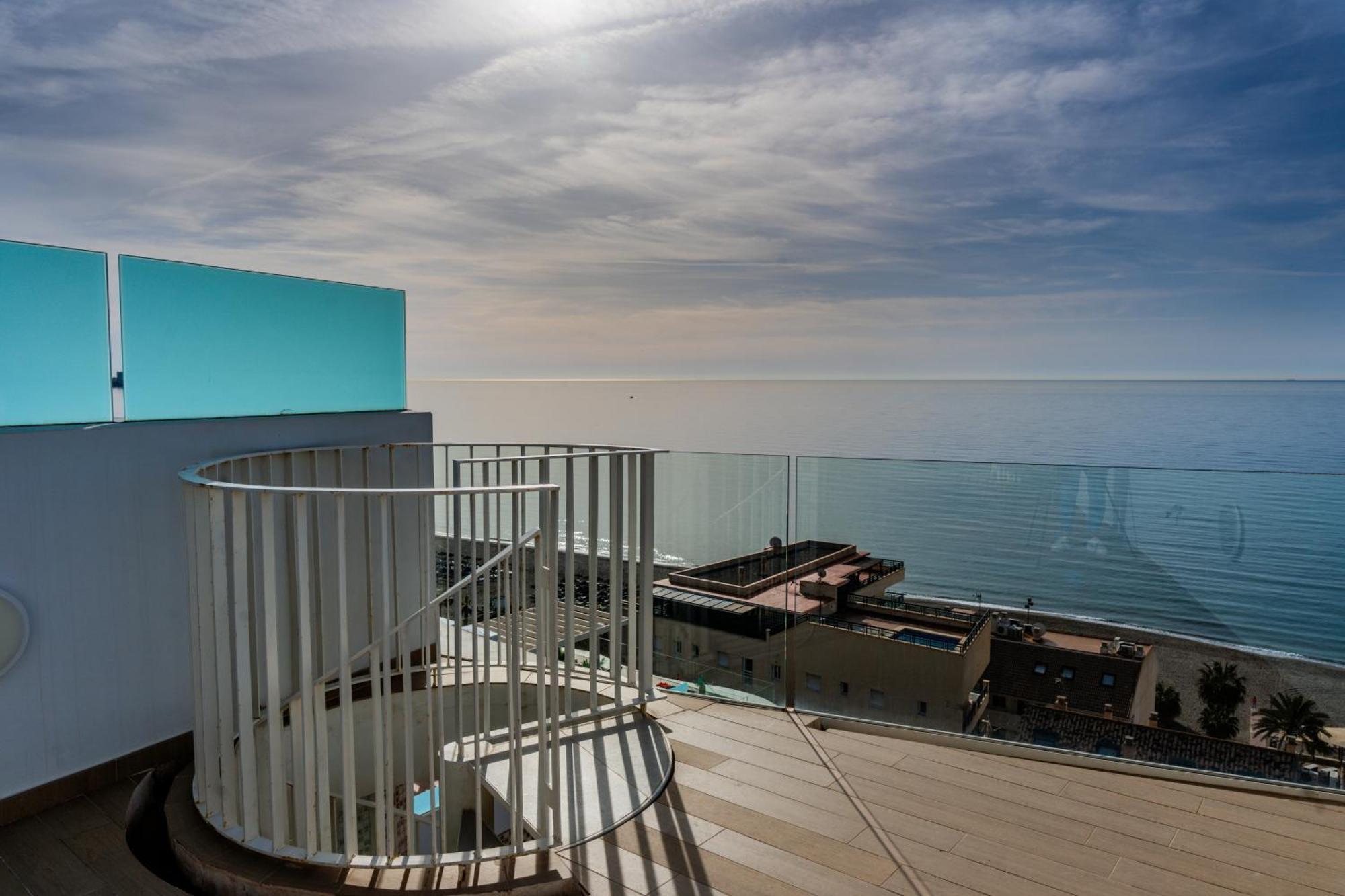Ferienwohnung Panoramic Seaview Penthouse The Wave Fuengirola Exterior foto