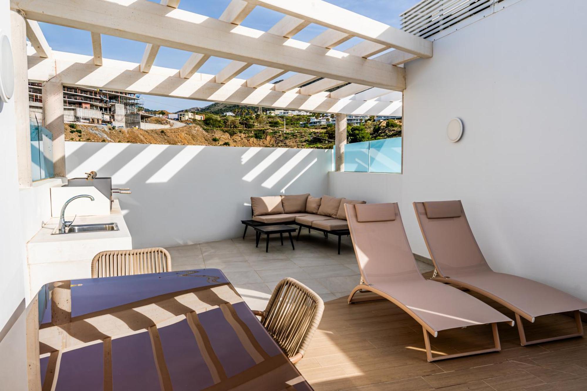 Ferienwohnung Panoramic Seaview Penthouse The Wave Fuengirola Exterior foto